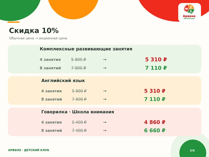 Акция в честь открытия клуба!