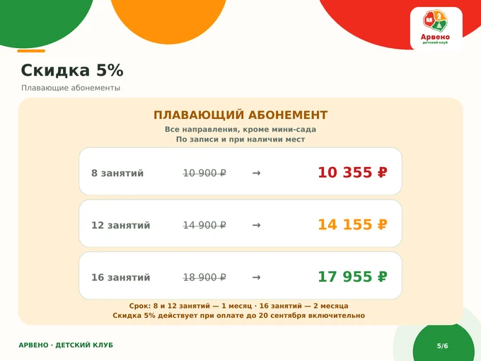 Акция в честь открытия клуба!